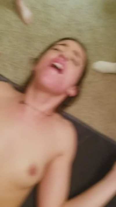 His 2 friends had finished on my face, but he wasn't done ;)