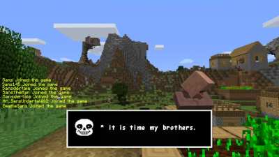sans minecraf