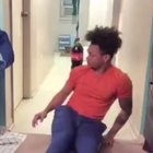 First time working out with homemade equipment during quarantine...
