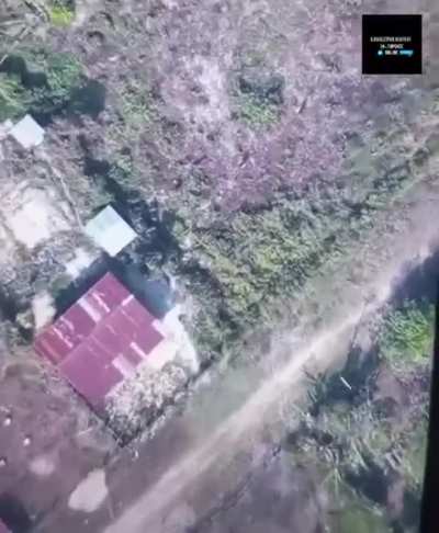Meitei Insurgents (from Northeast India) dropping drone bomb on Anti-Junta PDF fighters in Tamu, Sagaing Region, Myanmar [Burma; unknown exact date]