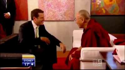 Telling the Dalai Lama a Dalai Lama joke