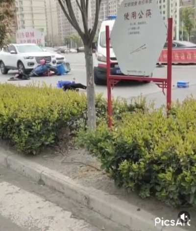 Ambulance doing its thing