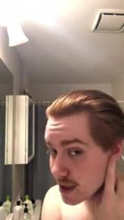 i hadnt shaved in a while