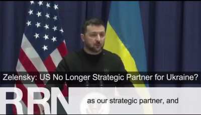 UA POV: Zelensky declares that if Ukraine is forced to seek alternatives to the US aid bill, then the US will no longer be its strategic partner.