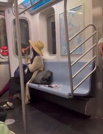nyc subway goes crazy