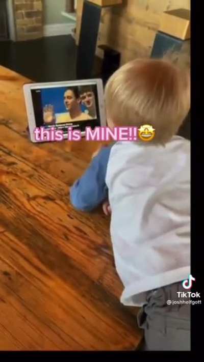 Kid is so proud! 🥺