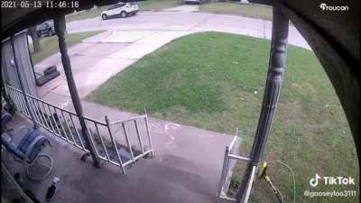 Bike thief gets caught red handed