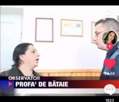 Abusive teacher gets a taste of her own medicine.