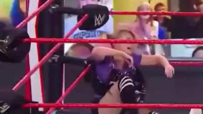 Alexa Bliss Gets Dominated By Asuka And Hit With An RKO From Randy Orton.