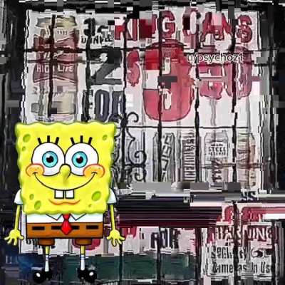 SpongeBob done with them cuban sandwiches 🧽💀