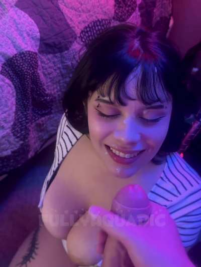 Getting glazed by a big dick