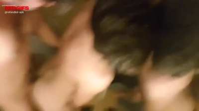 Are you gonna be next to watch yourself get fucked? Or would you rather take a turn on his cum-filled hole when i'm done?	Raf (22) and Kal (41)