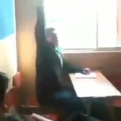 Another normal day in the classroom