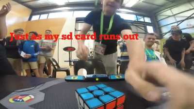 Just a normal Rubik's Cube tournament.