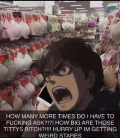 TELL ME THE DAMN SIZE