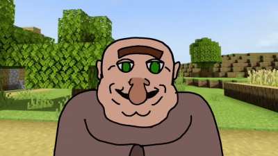 Torches, meat, blocks!! You want it?? It’s yours my friend, as long as you have enough emeralds