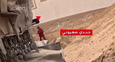 Hamas point blank ambush on an Israeli column, Insane footage