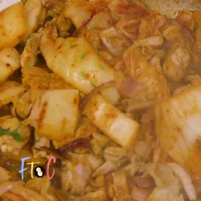 Kimchi Loaded Fries