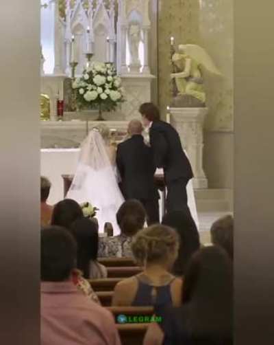 He chose the right best man