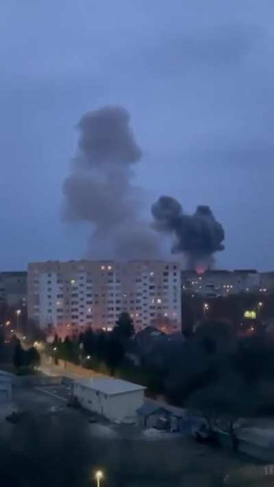 New strikes on Lvov (Lviv)