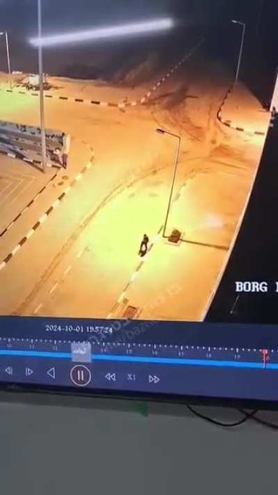 Iranian missile hits a Palestinian in the West Bank 