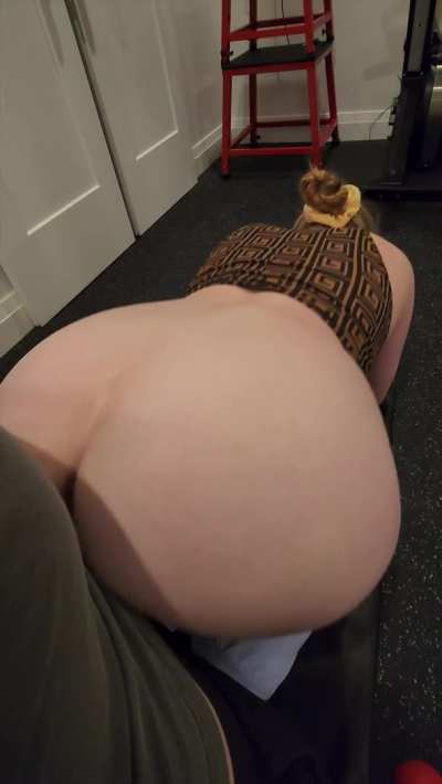 Testing my grip strength on his Cock ;)