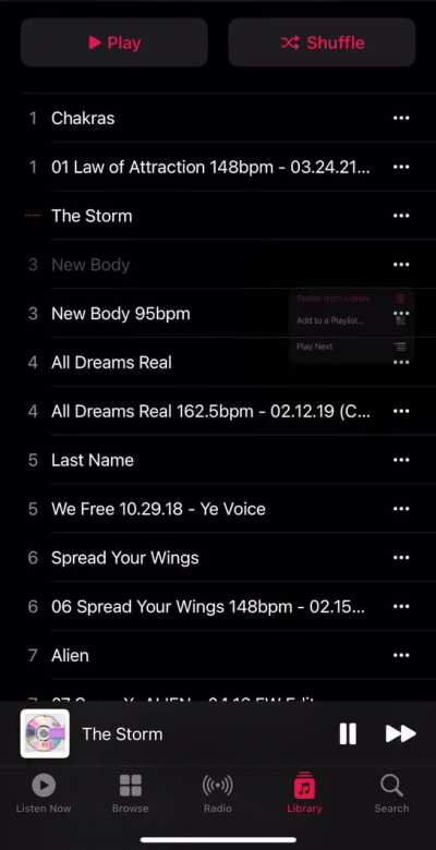 I added a Yandhi compilation to my local files months ago. Suddenly New Body says “not available in my region or country” but it’s a local file. New Body soonr?