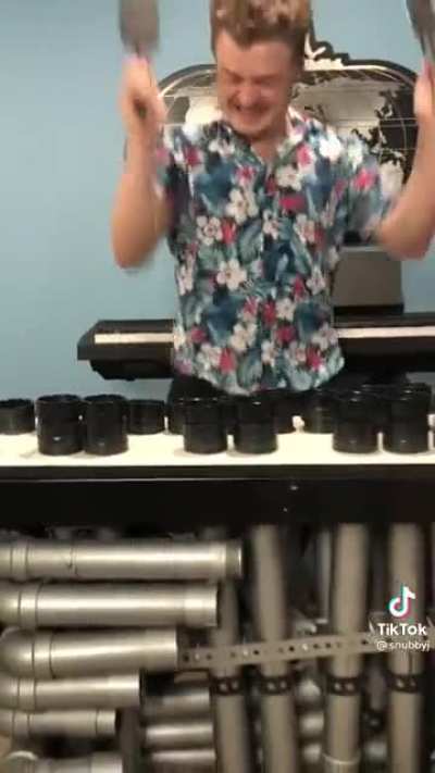 Mamma Mia on the rimba tubes