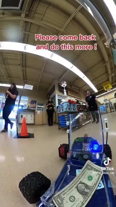 Dude made his RC car his personal grocery shopper