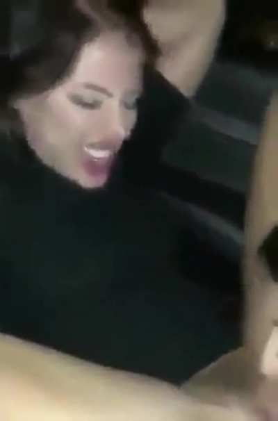 Her tongue is long