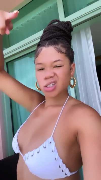 White bikini top