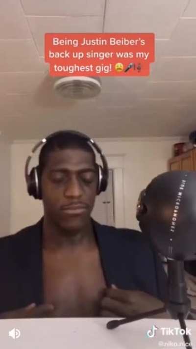 Back up singer