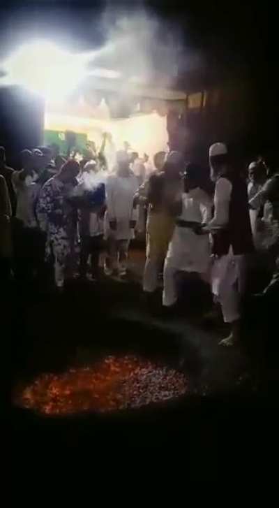 Let’s all walk on hot coals together