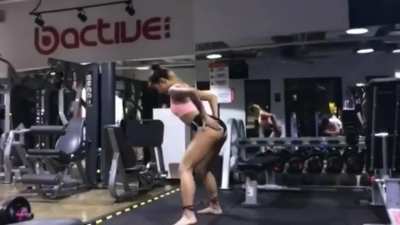 Sweaty workout