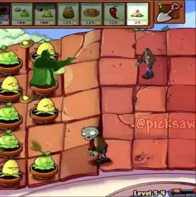 EDP445 drops a fool in PvZ