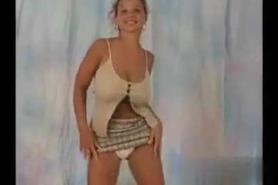 Christina Revealing Beige Top