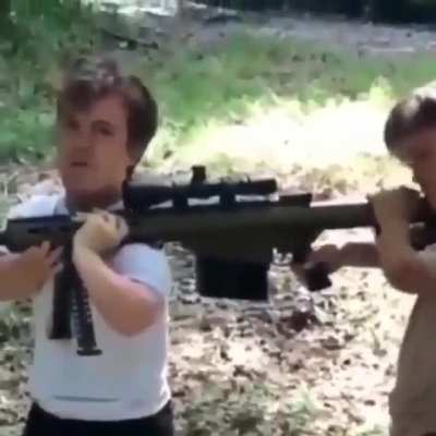 Look at them shoot