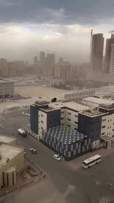 Wildest weather day in Mahboula