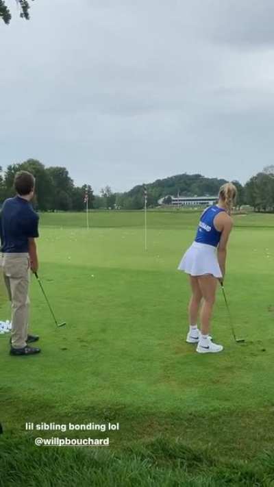 Golfing