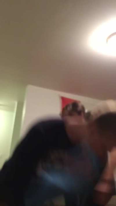 Cleaning the floor