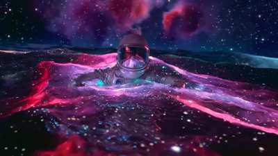 Floating In Space