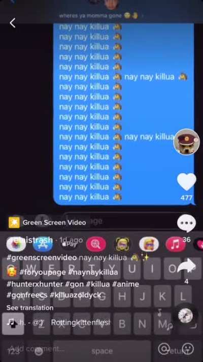 My friend spammed me for 30 minutes for this stupid annoying tiktok