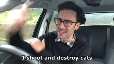 Posh British boy tries rapping