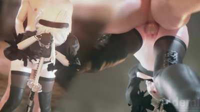 2B Fucked From Behind [Nier: Automata] (Idemi)