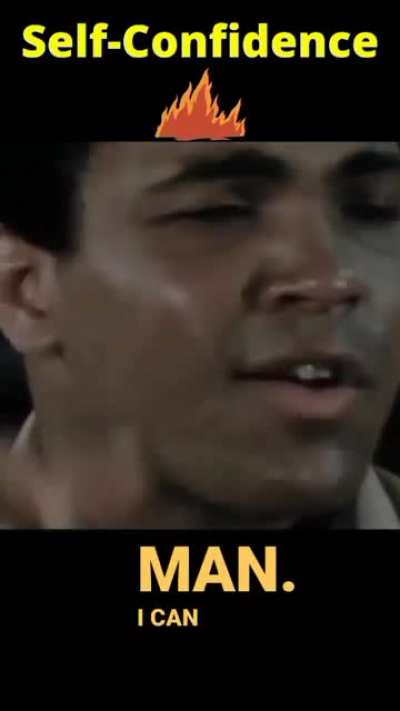 Muhammad Ali's Poem. A great motivation before a hard task.