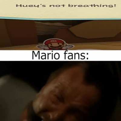 Huey's not breathing!