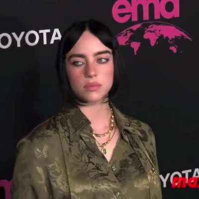 Billie at the EMA event tonight in Los Angeles, California!