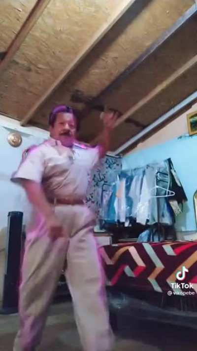Chad showing his dance moves