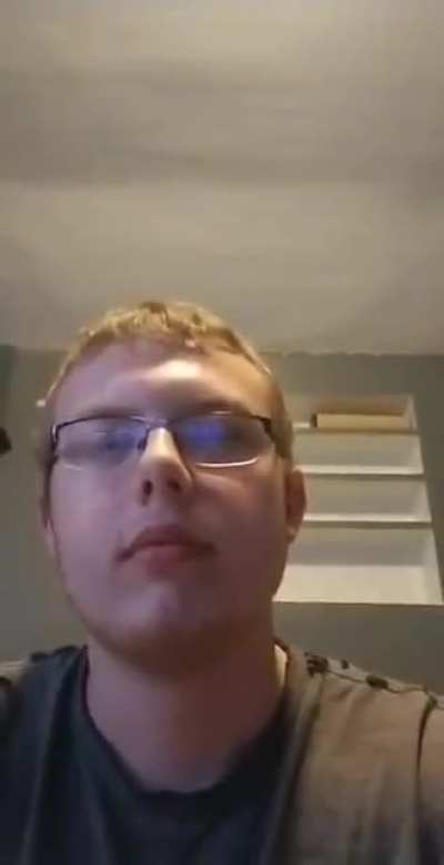 Friend sent this vid of himself with no context