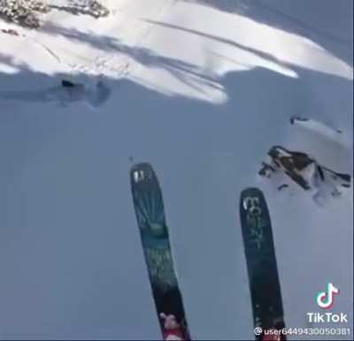 Skiing gone wrong